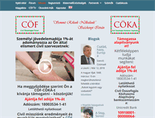 Tablet Screenshot of civilosszefogas.hu